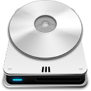 CD Rom Drive Icon 128x128 png